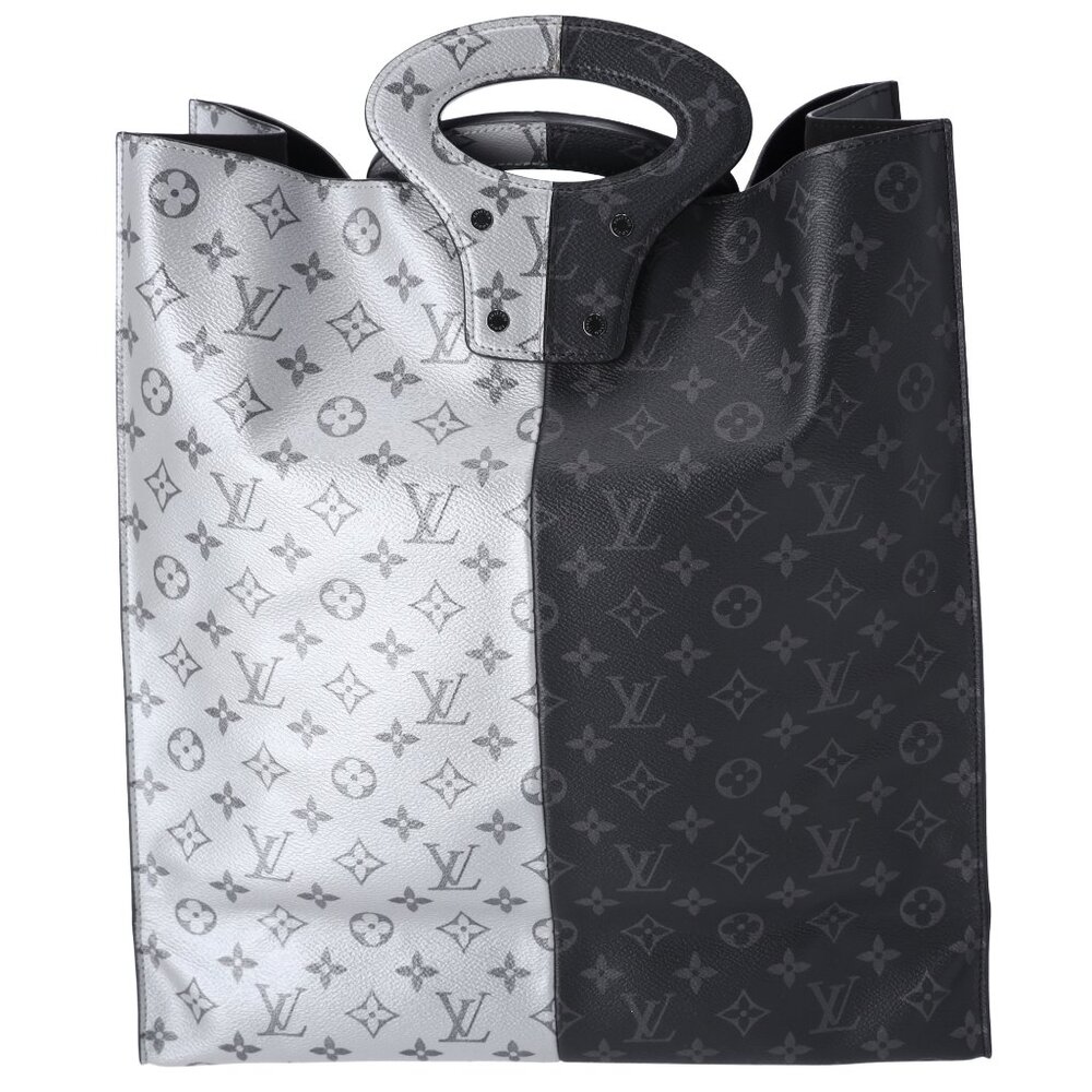 Louis Vuitton Monogram Eclipse Split Tote Bag M43… - image 3